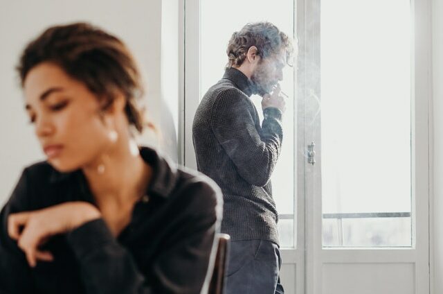 Couple having a misunderstanding