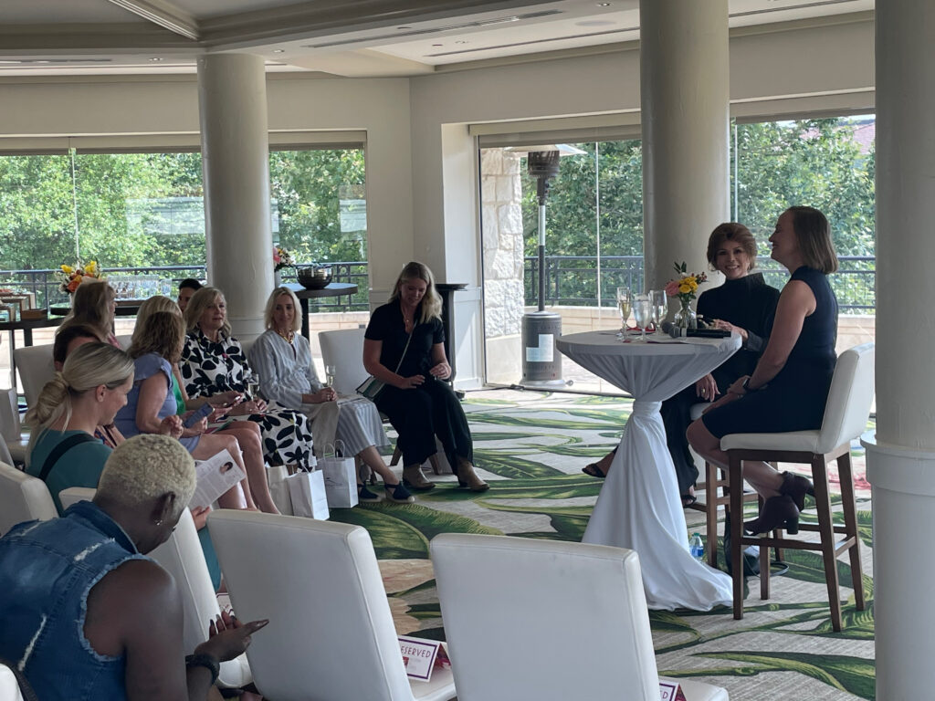 Joan Childs speaks at women's retreat