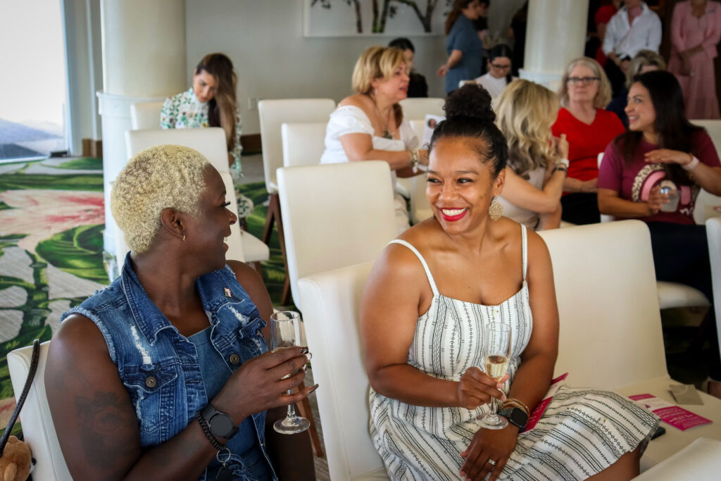 guests at women's retreat